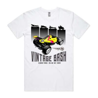 VINTAGE BASH FULL COLOUR YELLOW TEE (SML to 5XL) Thumbnail