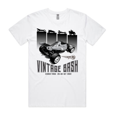 VINTAGE BASH B/W TEE (SML to 5XL) Thumbnail