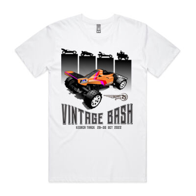 VINTAGE BASH FULL COLOUR ORANGE TEE (SML to 5XL) Thumbnail
